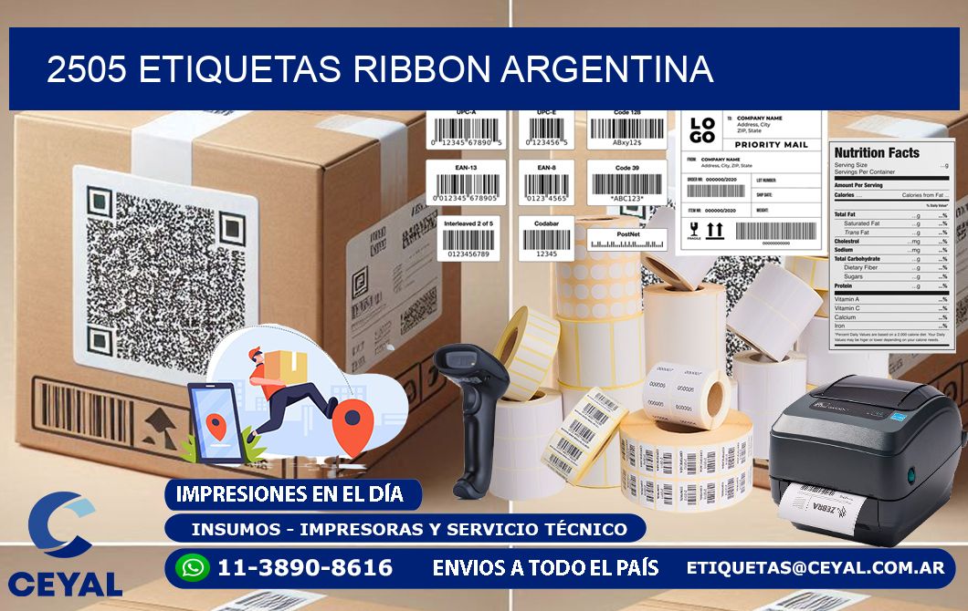 2505 etiquetas ribbon argentina