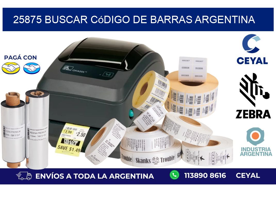 25875 Buscar código de barras Argentina