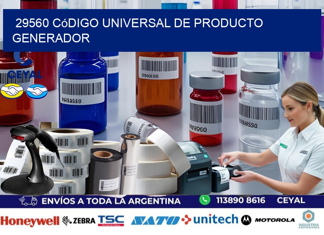 29560 Código universal de producto generador