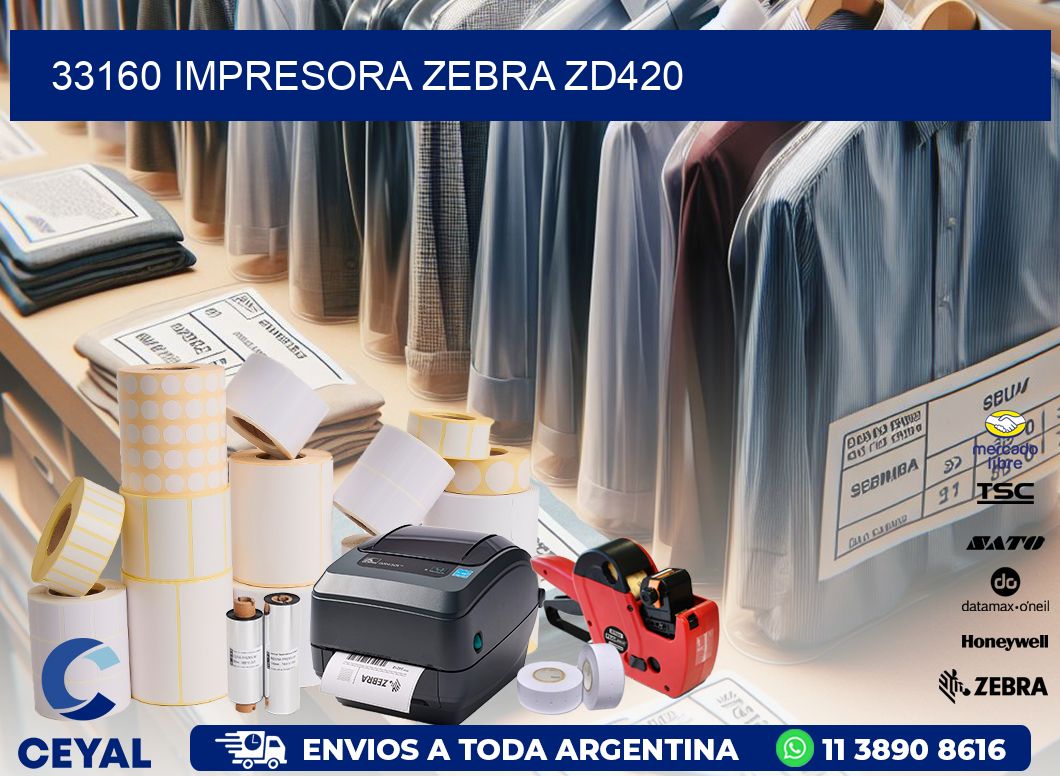 33160 Impresora Zebra ZD420