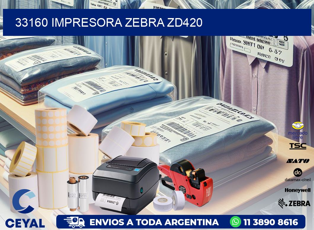 33160 Impresora Zebra ZD420
