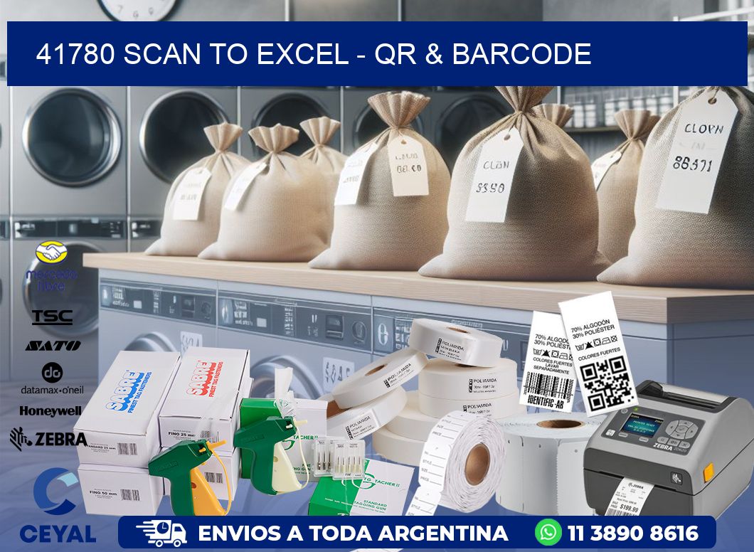 41780 Scan to Excel – QR & Barcode