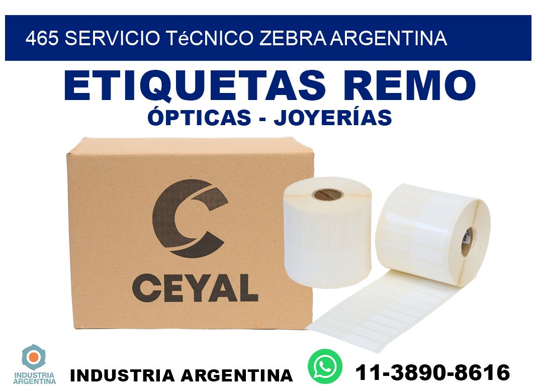465 servicio técnico zebra argentina