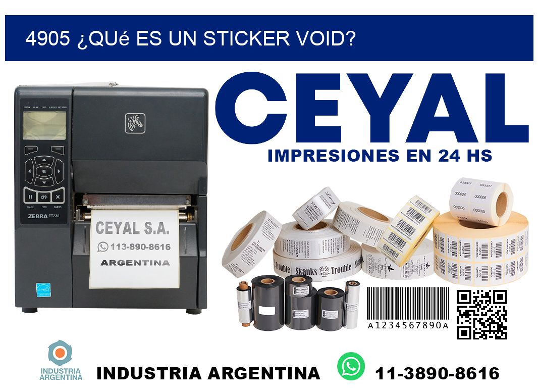 4905 ¿Qué es un sticker void?