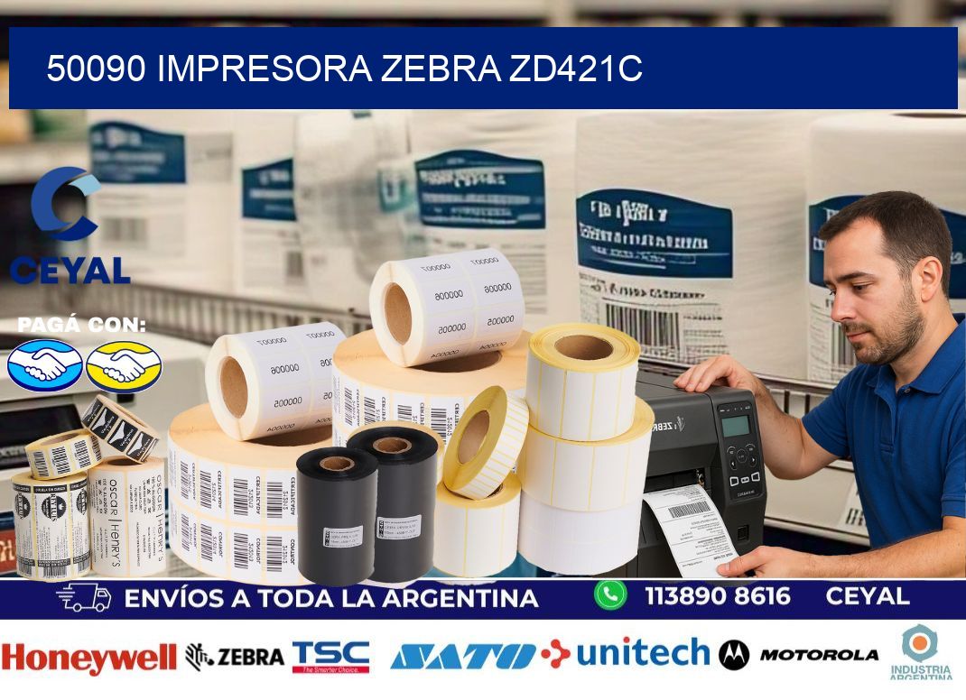 50090 Impresora Zebra zd421c