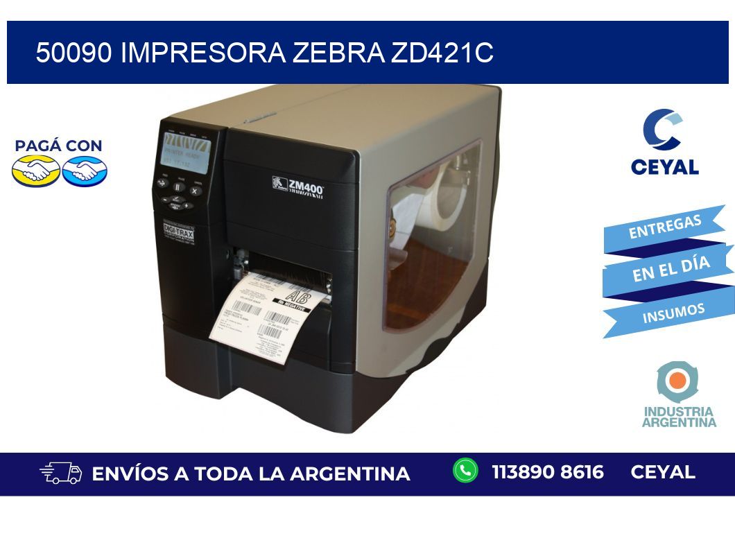 50090 Impresora Zebra zd421c