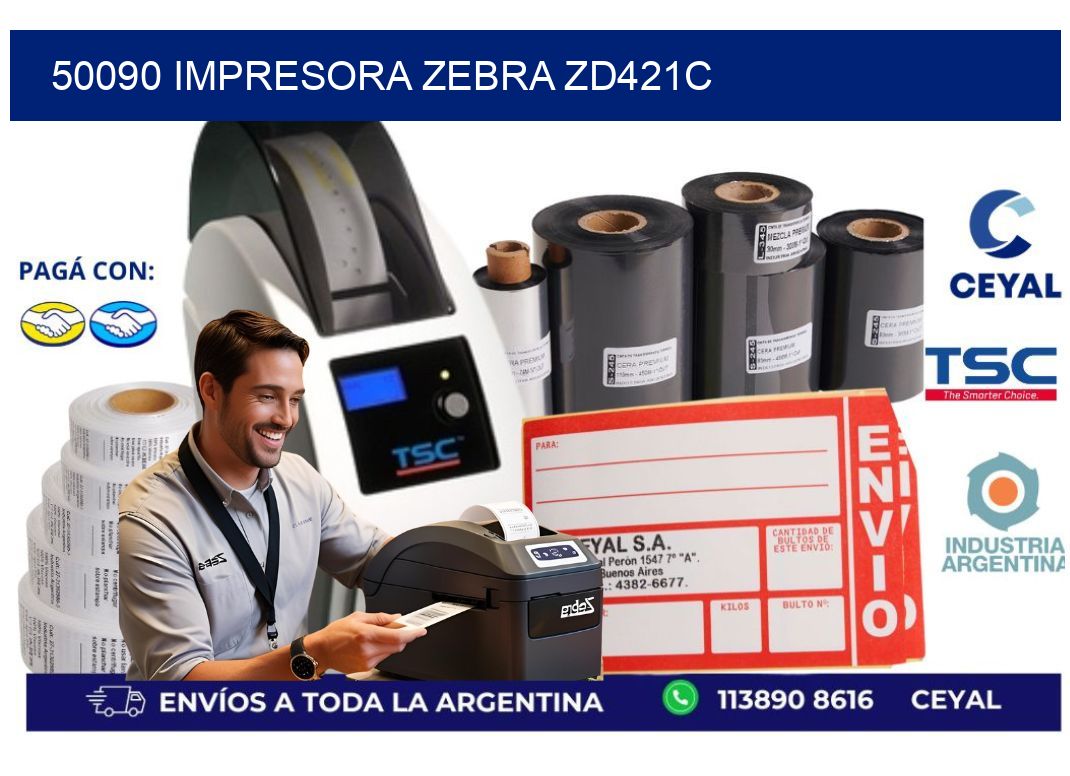 50090 Impresora Zebra zd421c