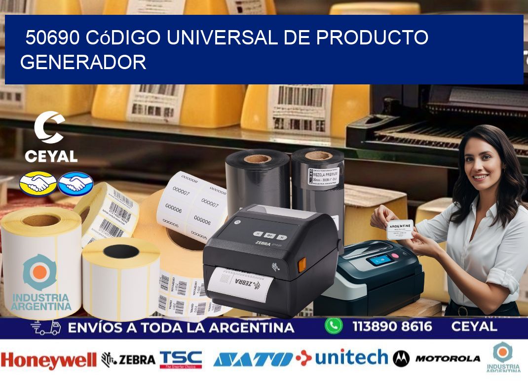 50690 Código universal de producto generador