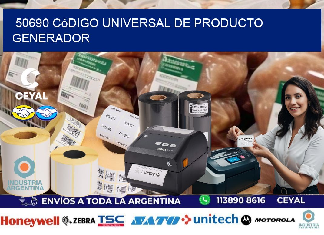 50690 Código universal de producto generador
