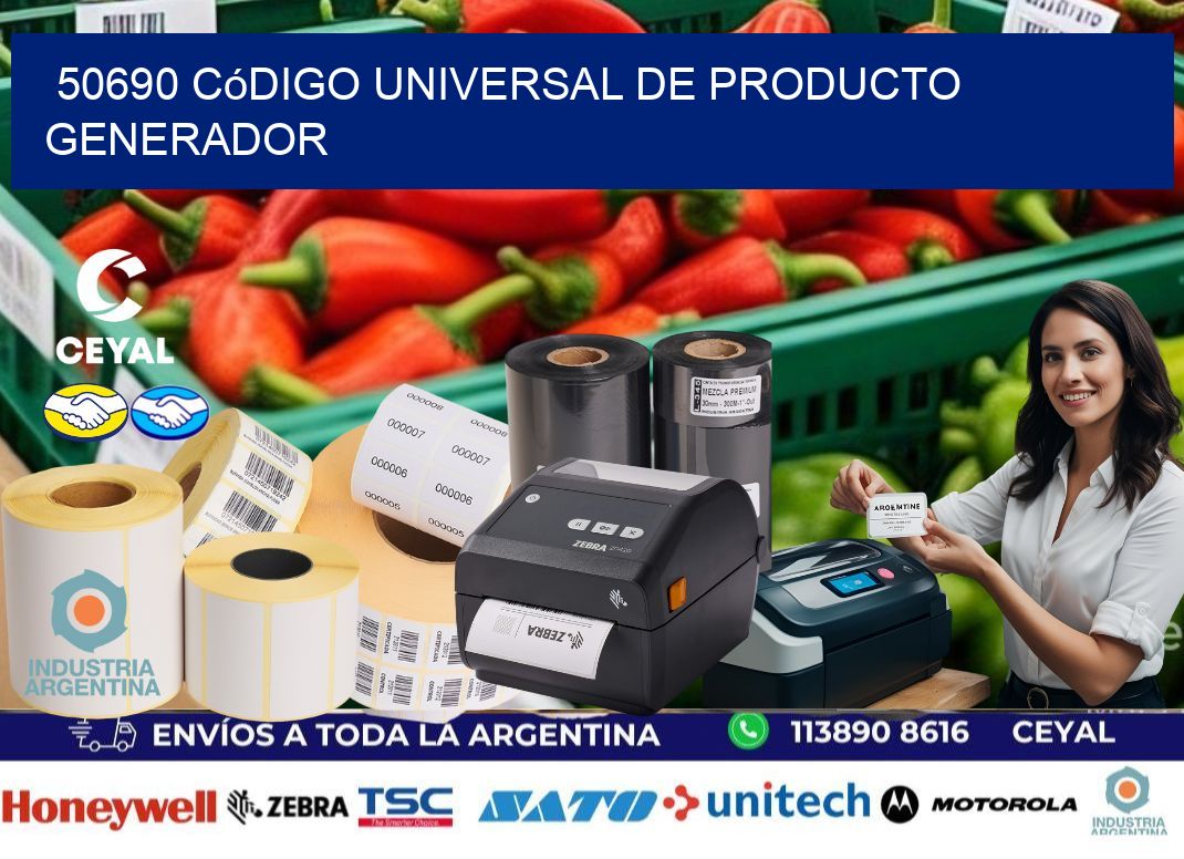 50690 Código universal de producto generador