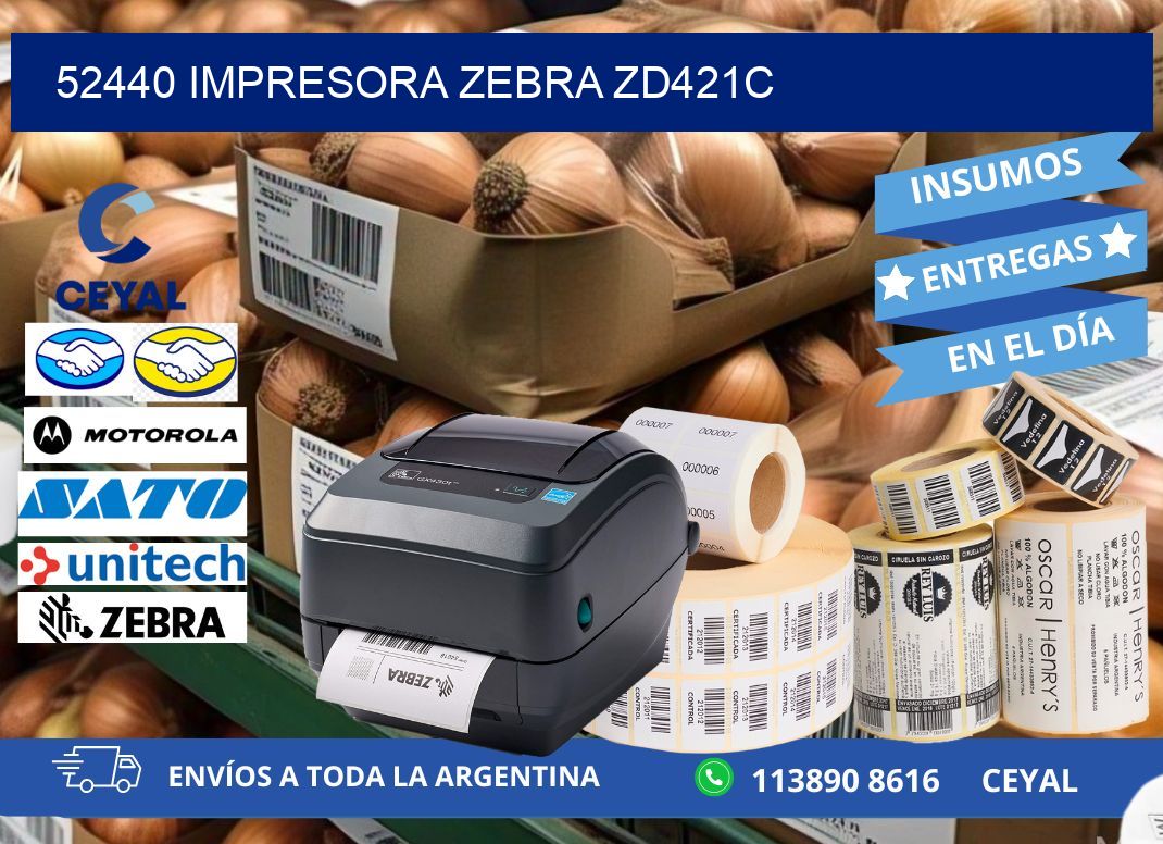 52440 Impresora Zebra zd421c