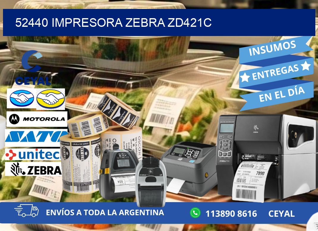 52440 Impresora Zebra zd421c