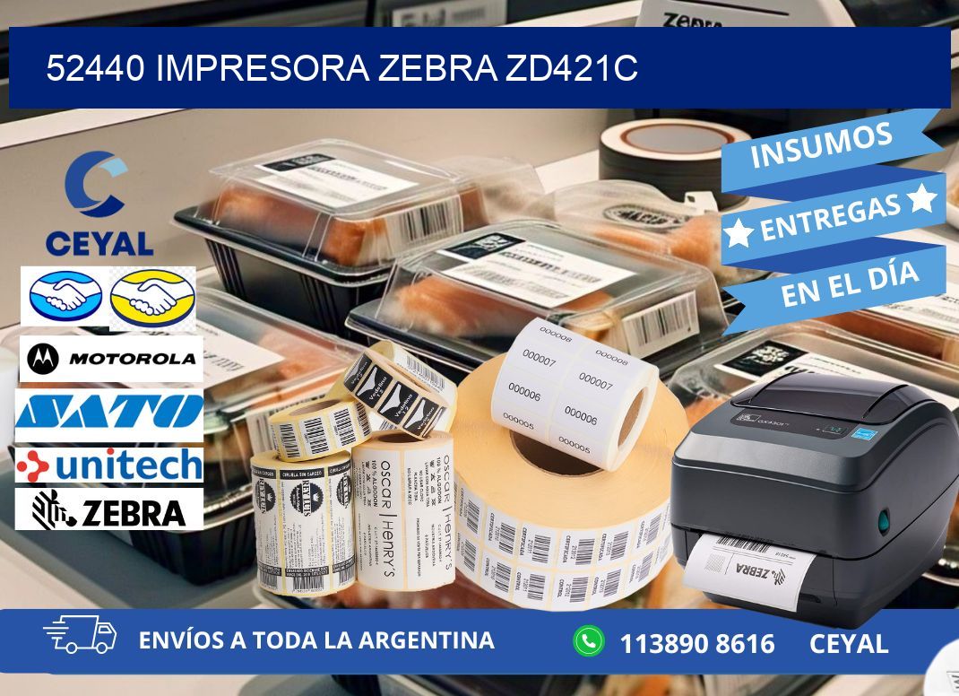 52440 Impresora Zebra zd421c