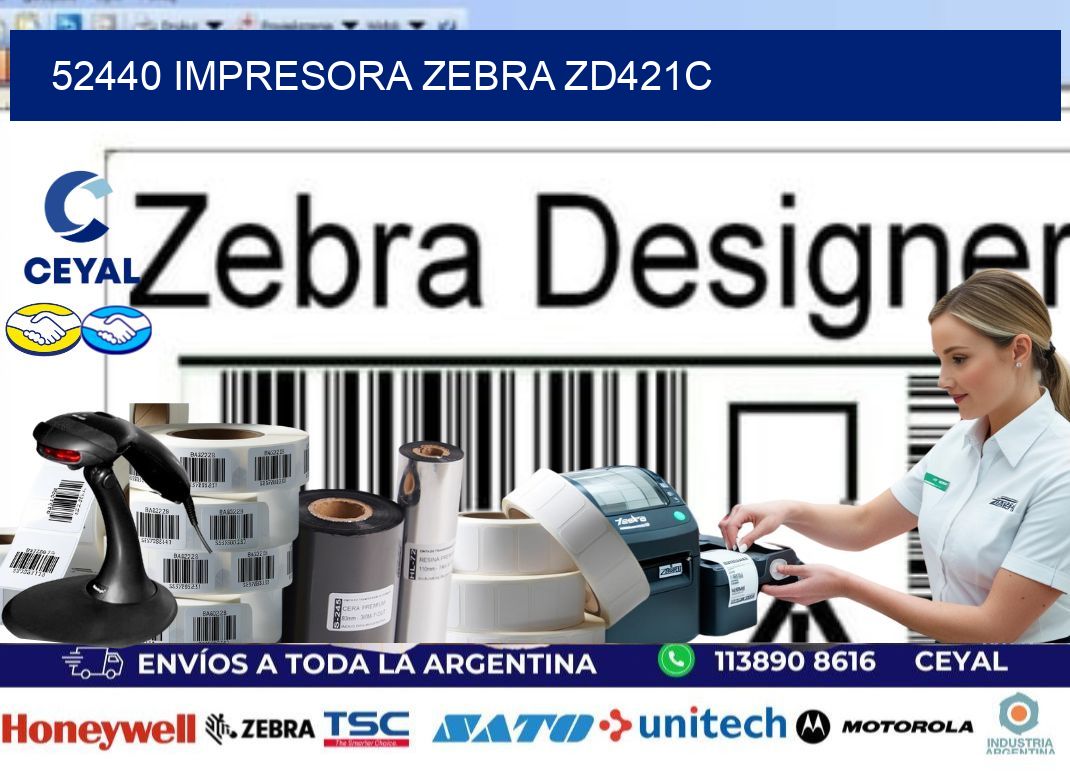 52440 Impresora Zebra zd421c