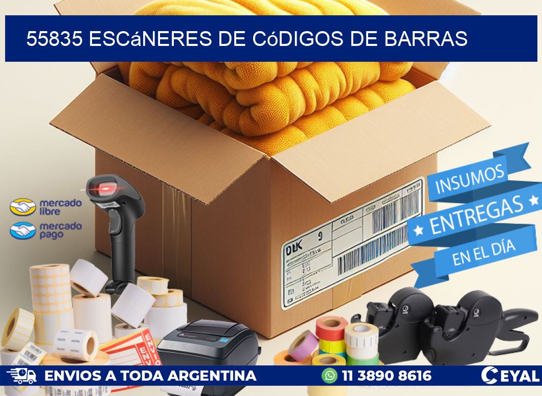55835 Escáneres de códigos de barras