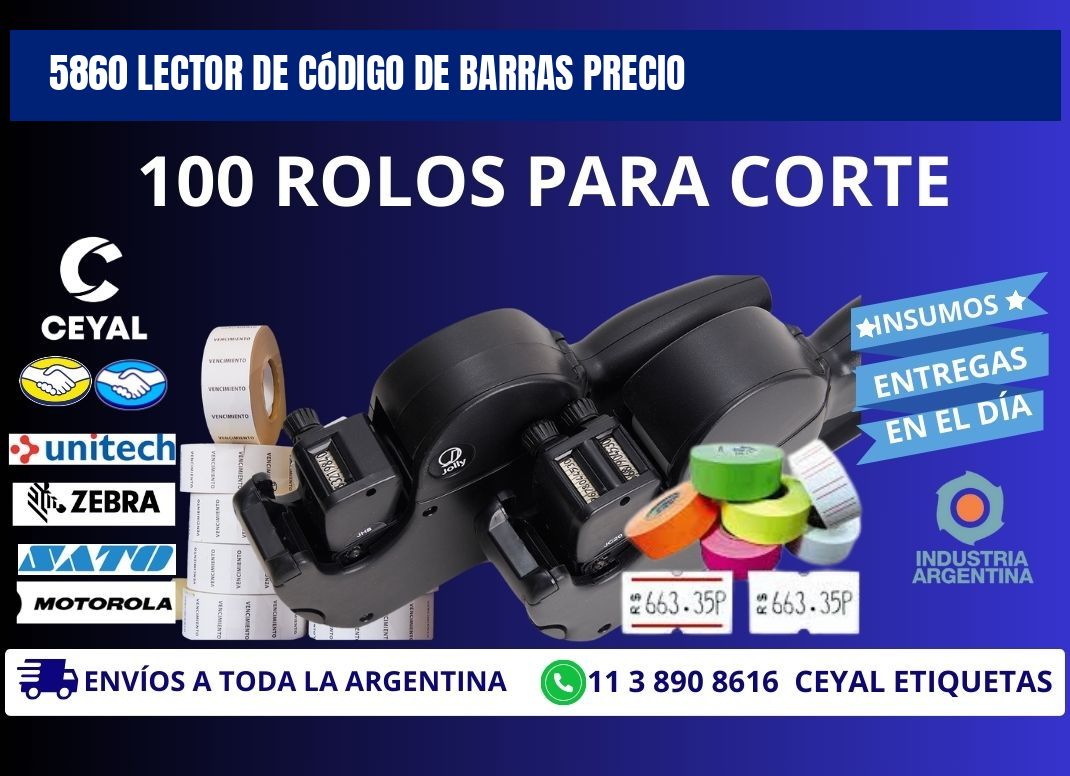 5860 Lector de código de barras precio