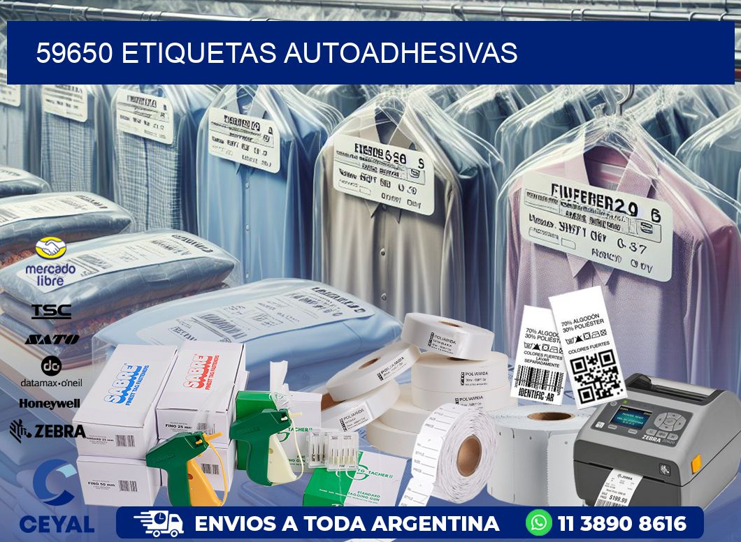 59650 Etiquetas autoadhesivas