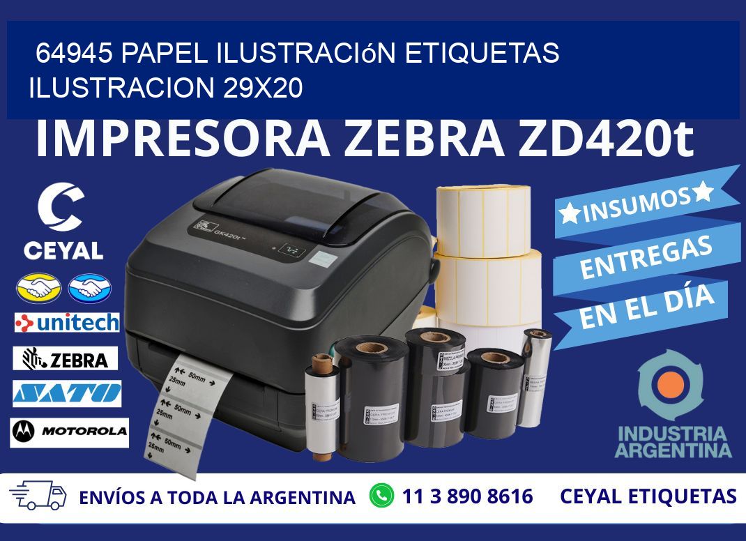 64945 papel ilustración Etiquetas Ilustracion 29×20