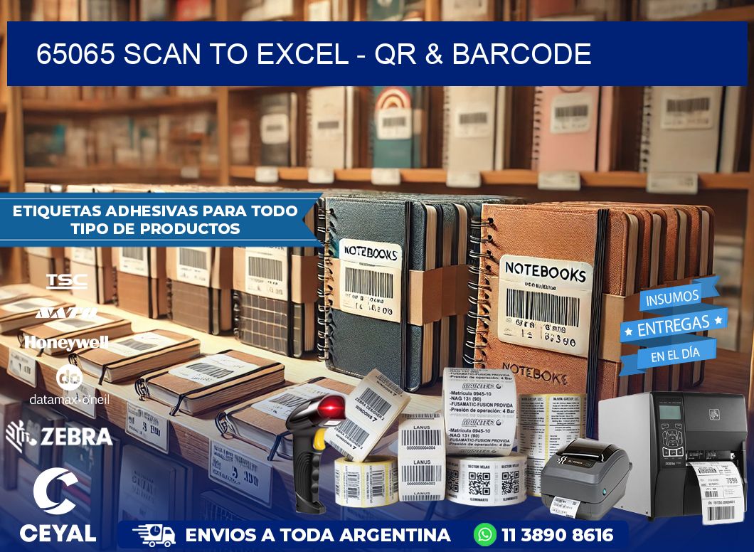 65065 Scan to Excel – QR & Barcode