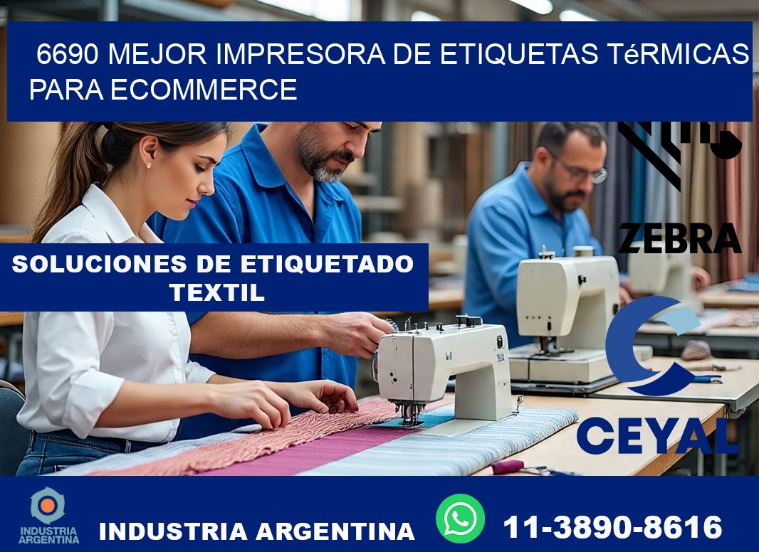 6690 mejor impresora de etiquetas térmicas para ecommerce