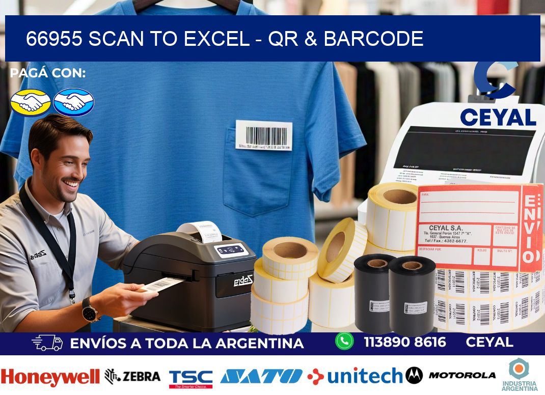 66955 Scan to Excel - QR & Barcode