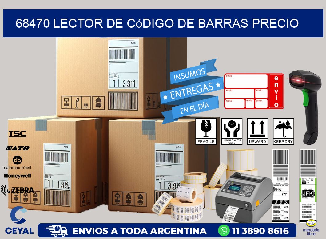 68470 Lector de código de barras precio