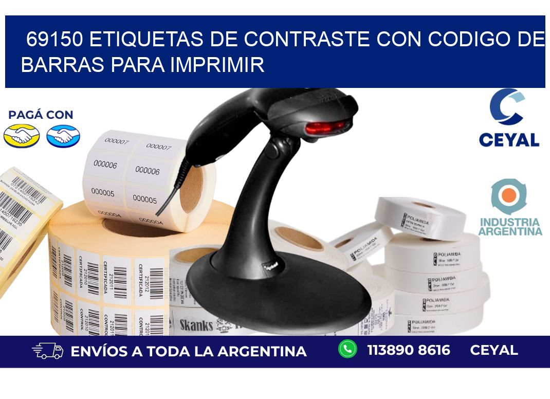 69150 etiquetas de contraste con codigo de barras para imprimir