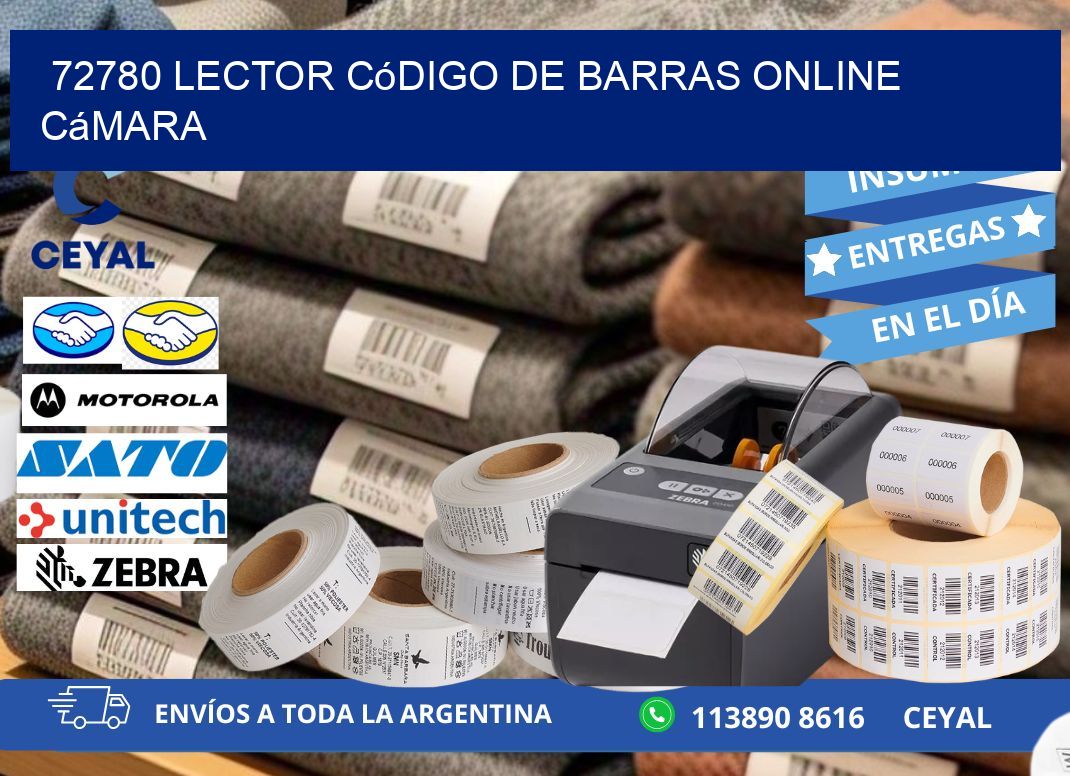 72780 Lector código de barras online cámara