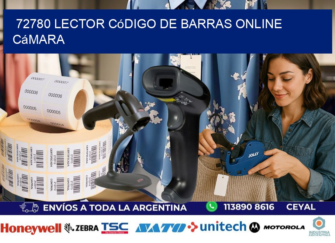 72780 Lector código de barras online cámara