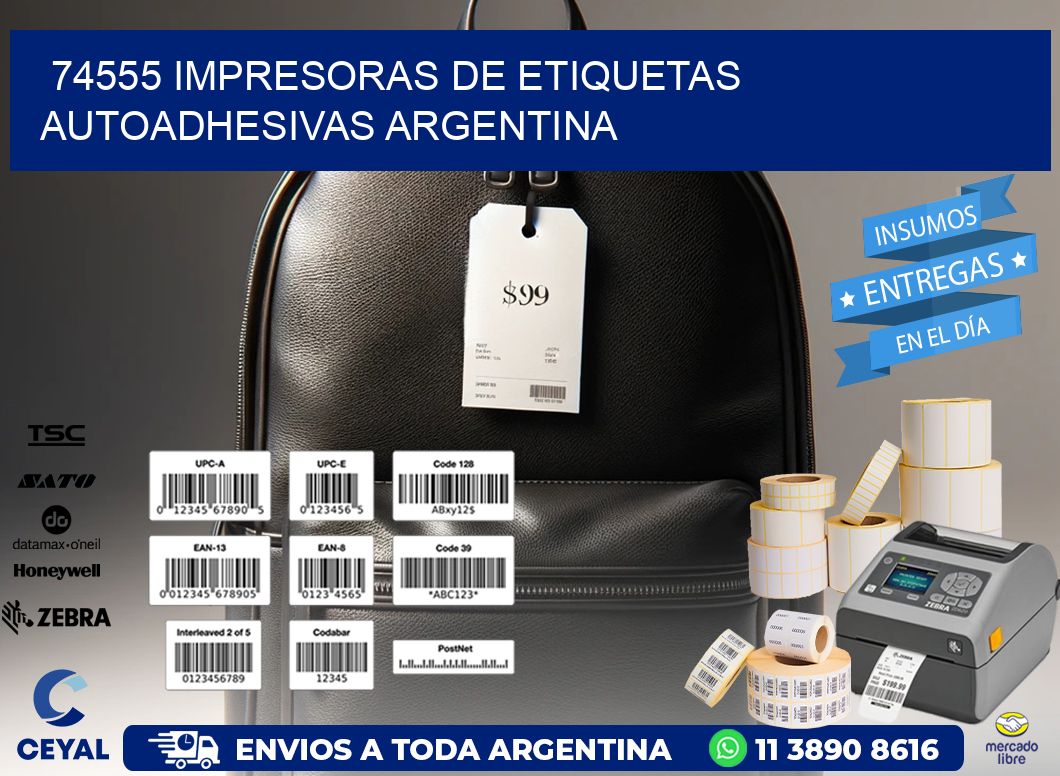 74555 Impresoras de etiquetas autoadhesivas argentina