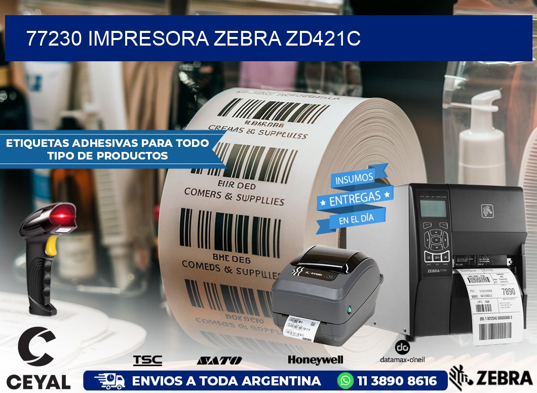 77230 Impresora Zebra zd421c
