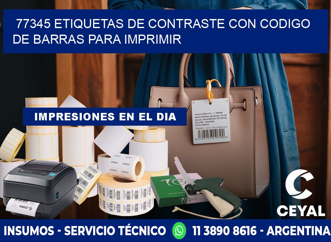 77345 etiquetas de contraste con codigo de barras para imprimir