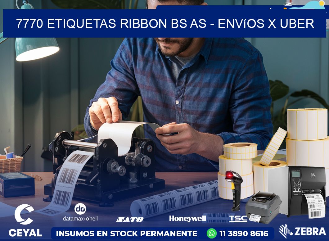 7770 etiquetas ribbon bs as – envíos x uber