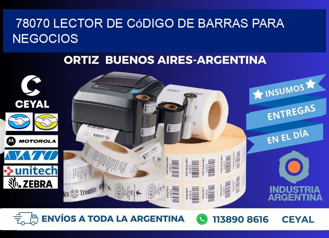 78070 Lector de código de barras para negocios