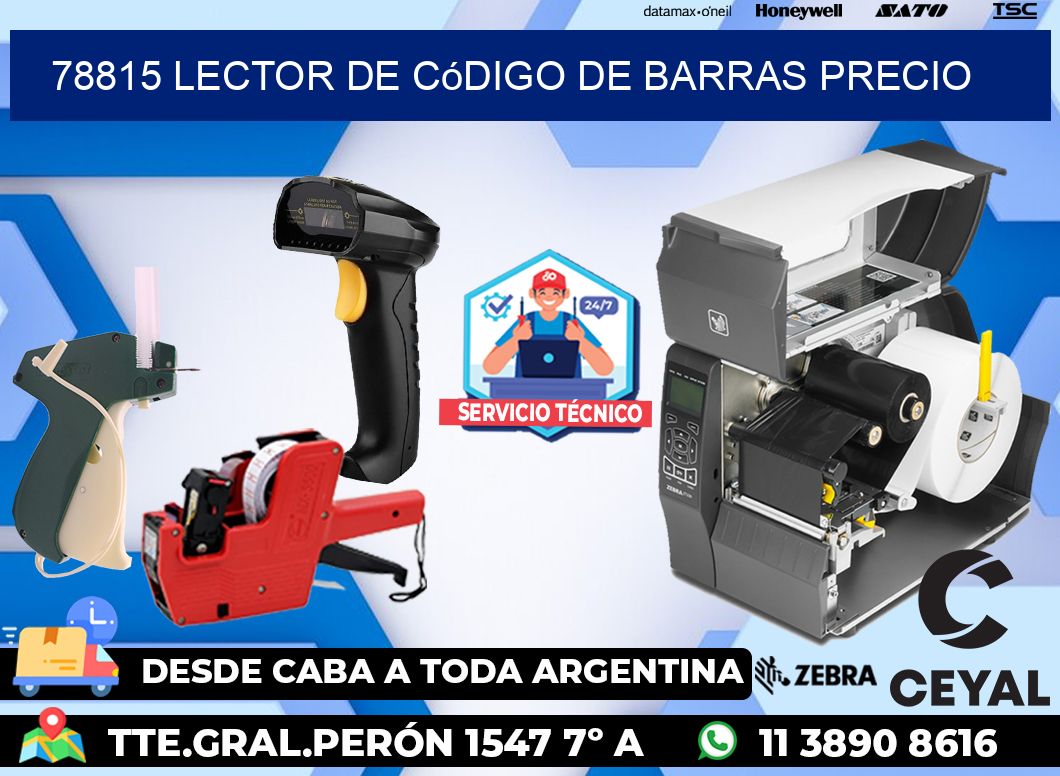 78815 Lector de código de barras precio