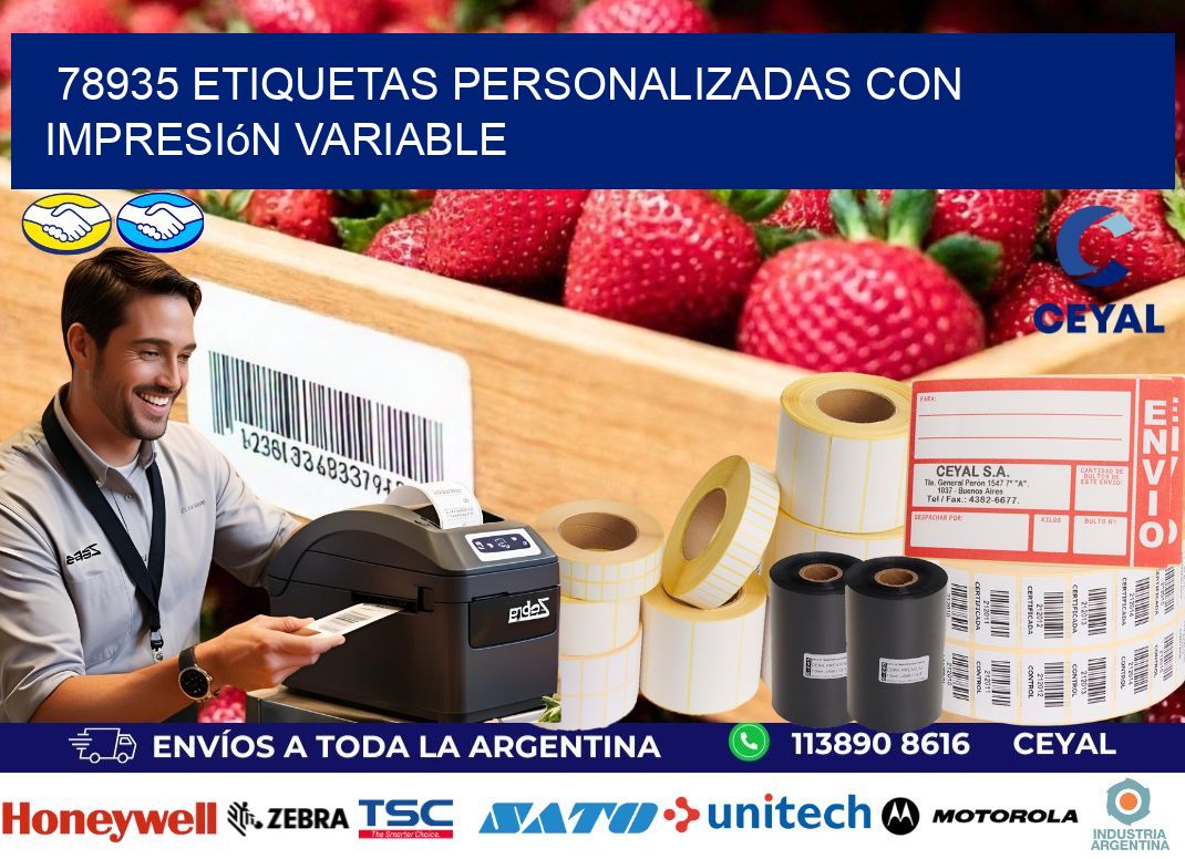 78935 etiquetas personalizadas con impresión variable
