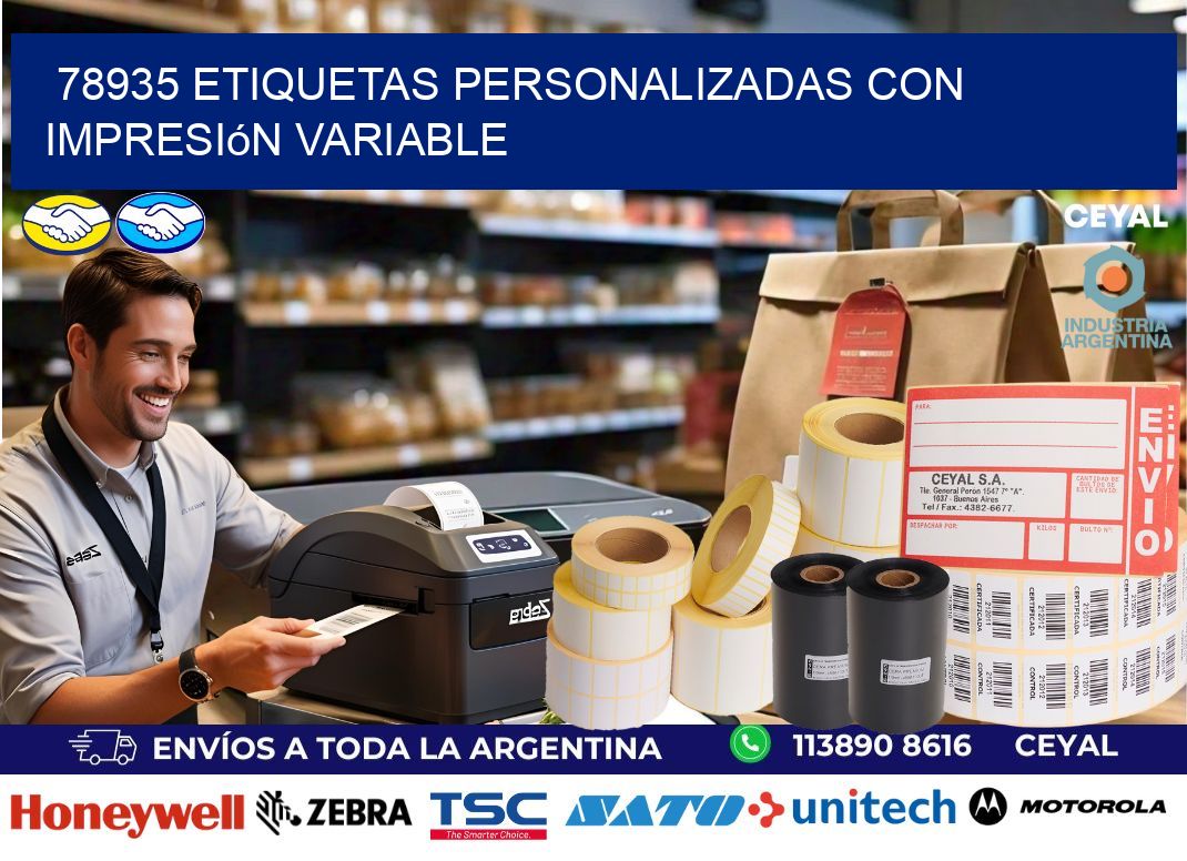 78935 etiquetas personalizadas con impresión variable