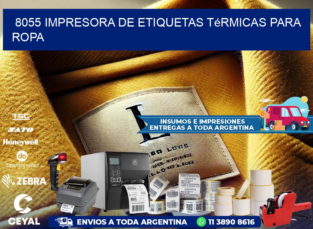 8055 impresora de etiquetas térmicas para ropa