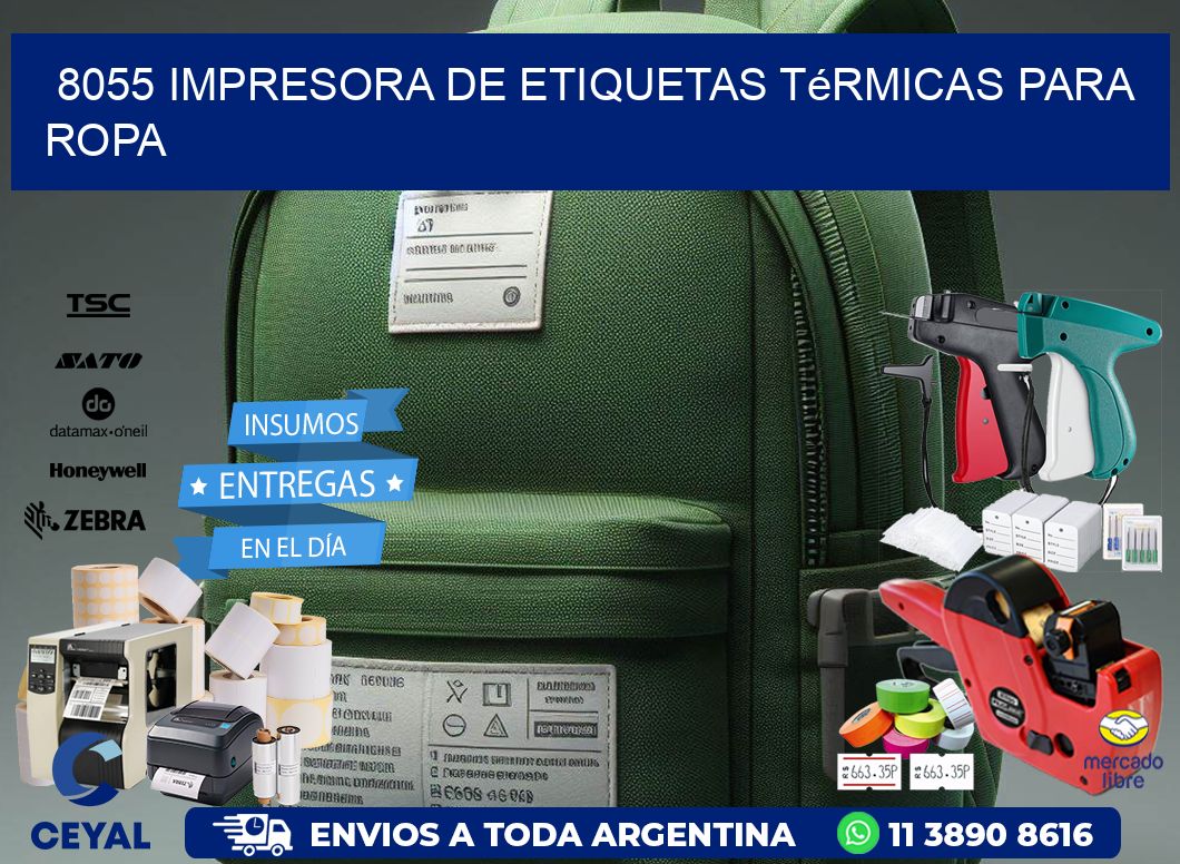 8055 impresora de etiquetas térmicas para ropa