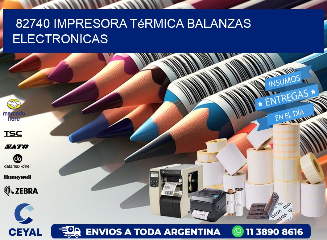 82740 impresora térmica balanzas electronicas