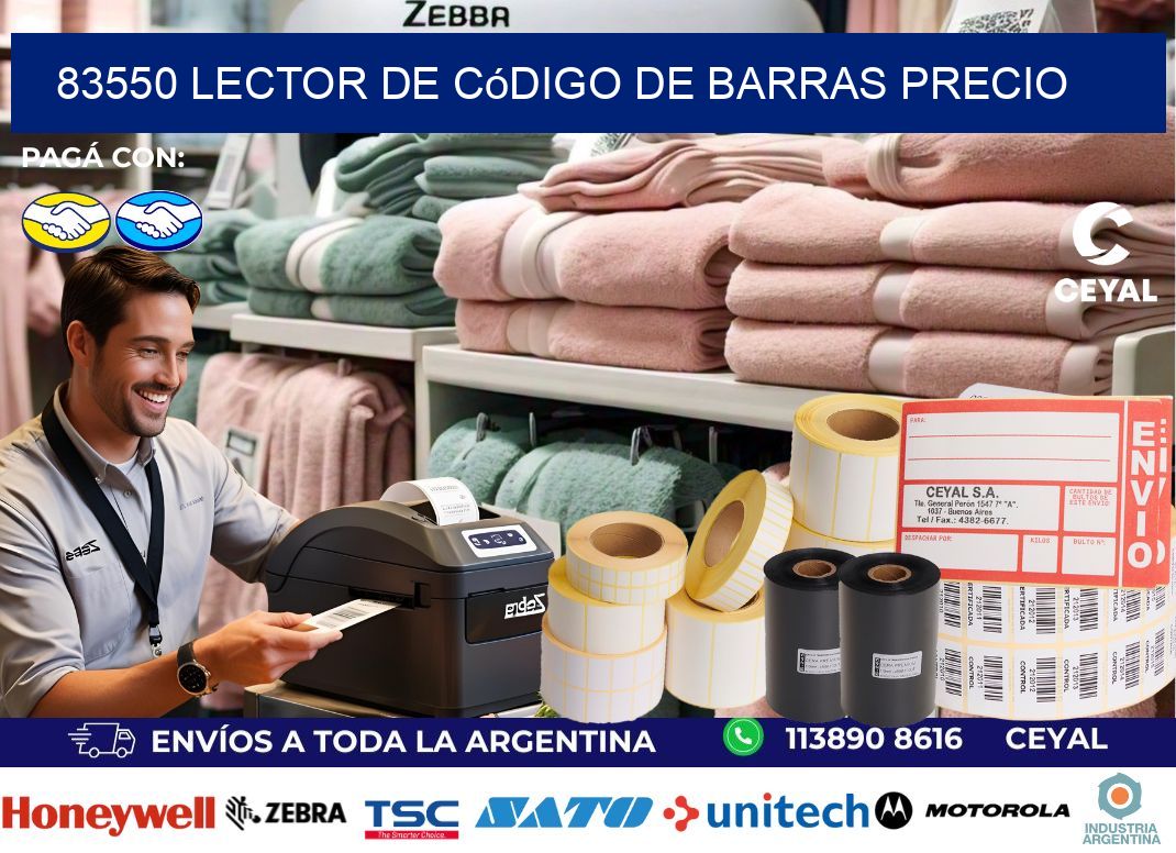 83550 Lector de código de barras precio