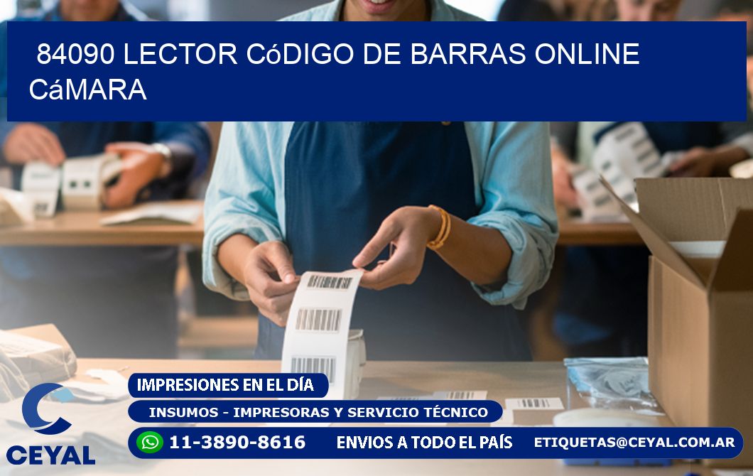 84090 Lector código de barras online cámara