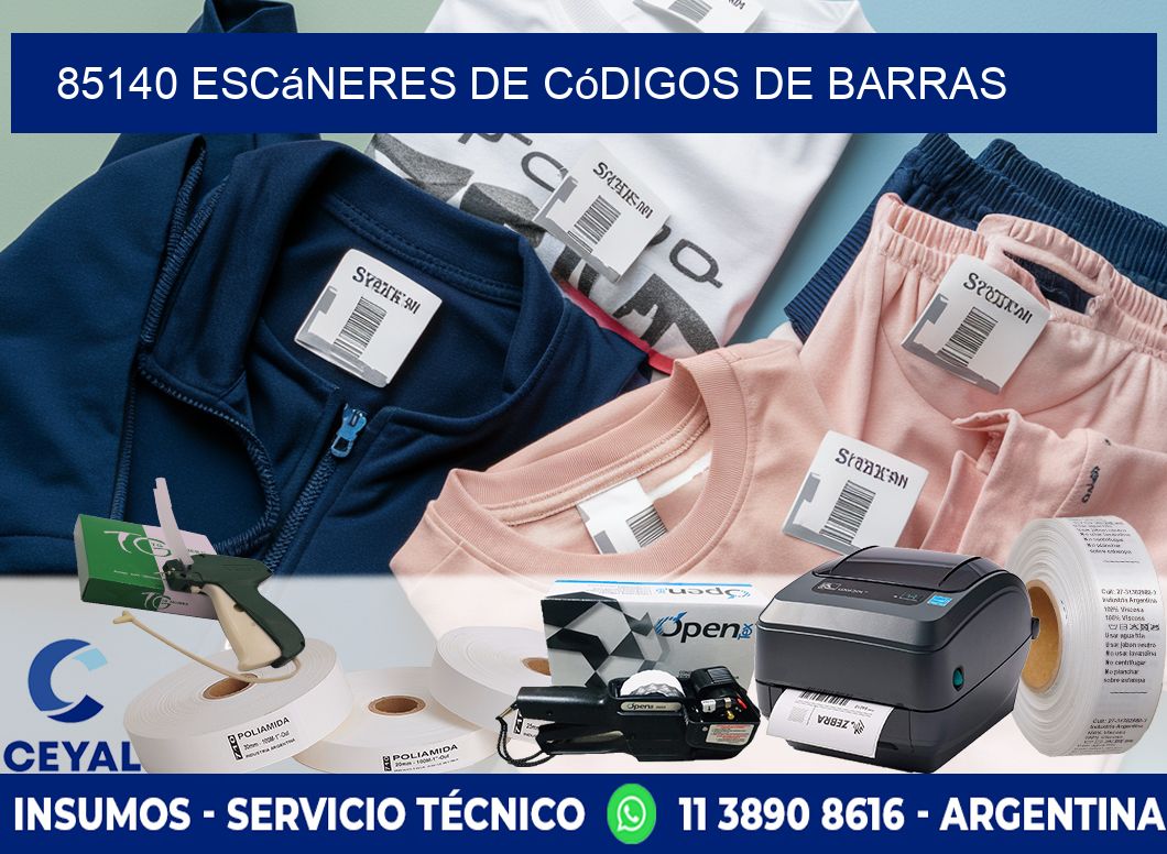 85140 Escáneres de códigos de barras