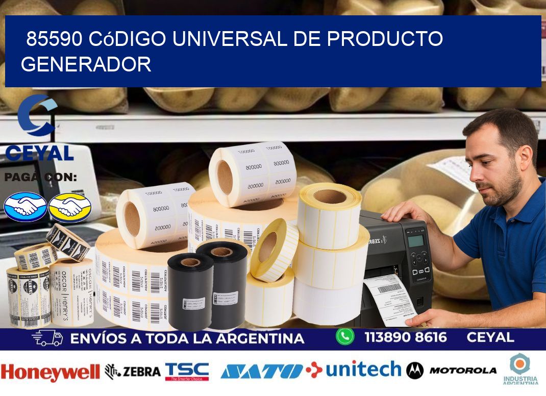 85590 Código universal de producto generador