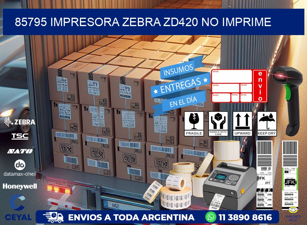 85795 Impresora Zebra ZD420 no imprime