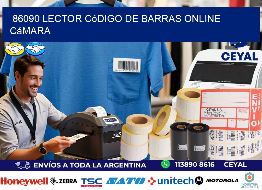 86090 Lector código de barras online cámara