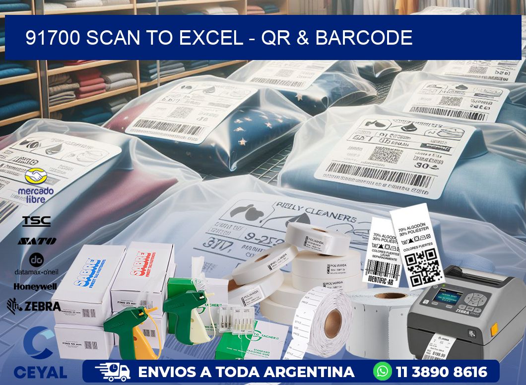 91700 Scan to Excel - QR & Barcode