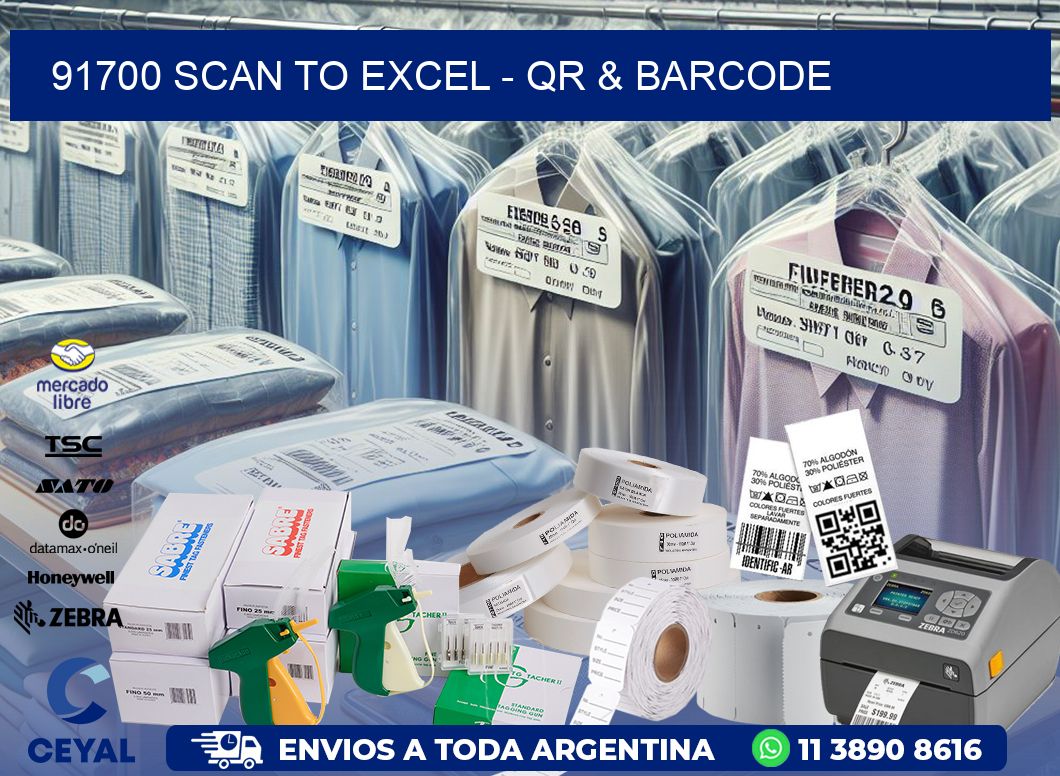 91700 Scan to Excel – QR & Barcode