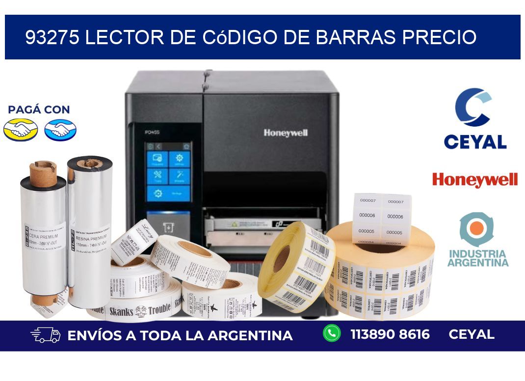 93275 Lector de código de barras precio