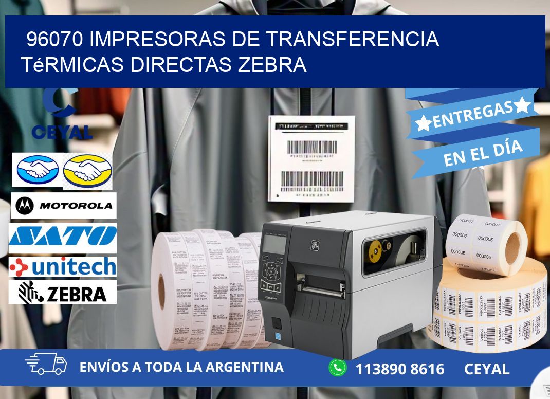 96070 impresoras de Transferencia  térmicas directas zebra
